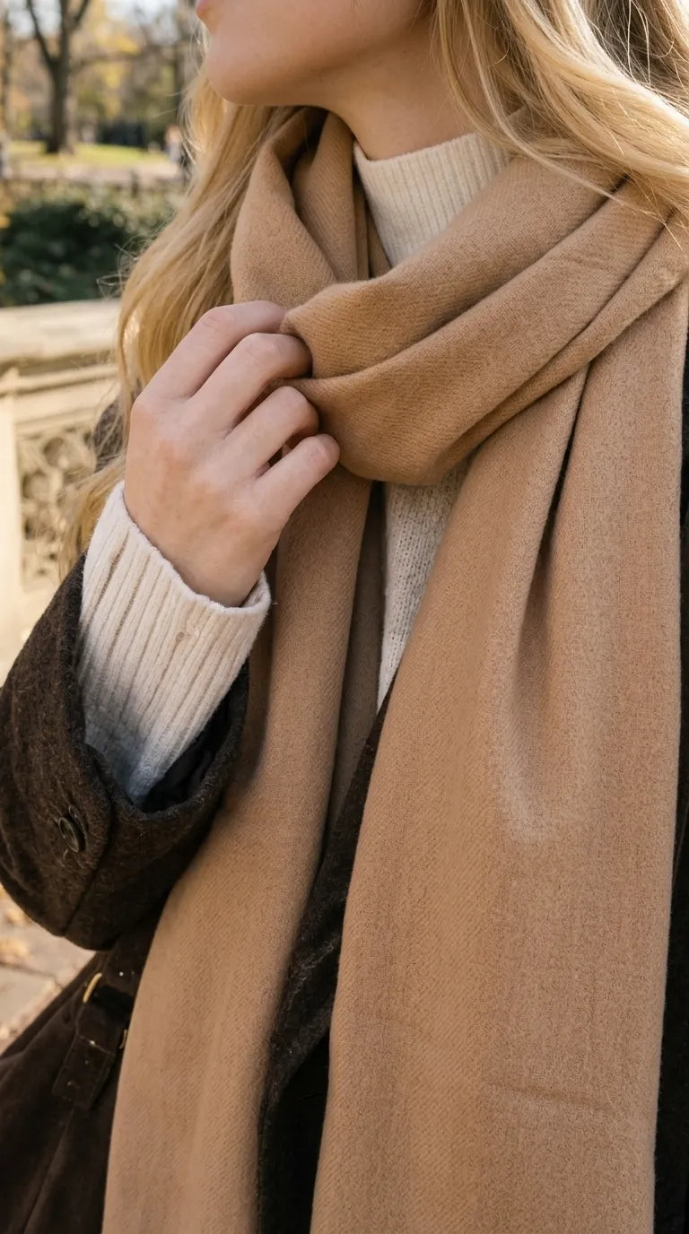 Fawn Winter Acrylic Stole PW675014