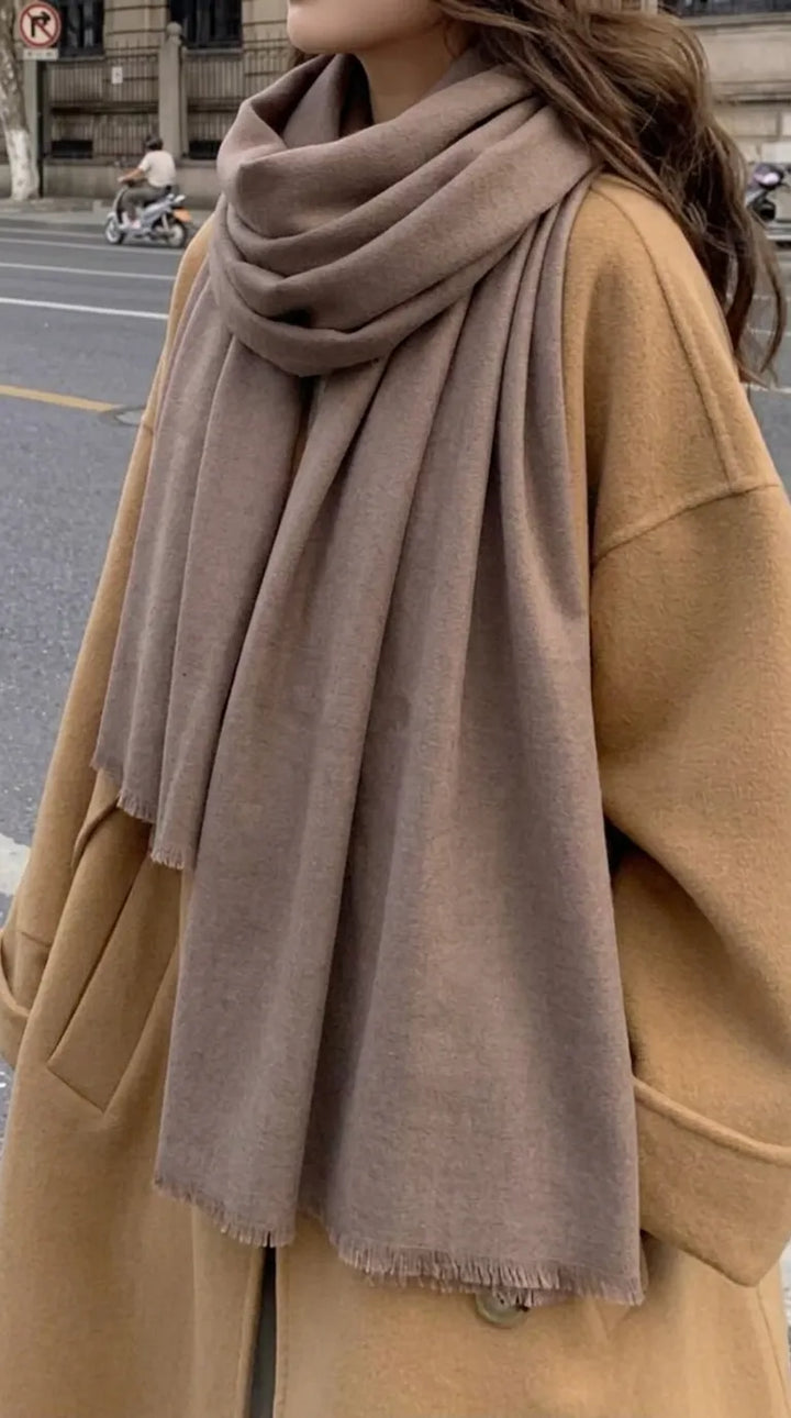 Khaki Winter Acrylic Stole PW675061