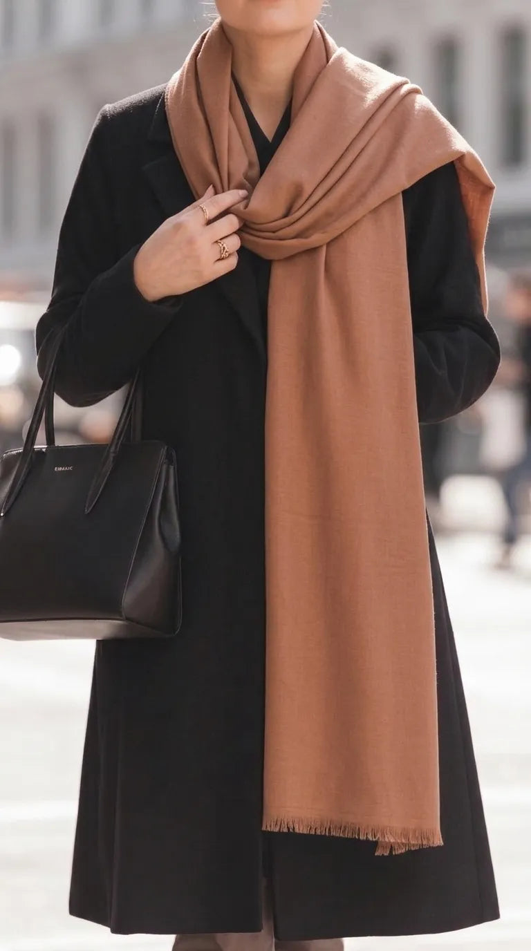 Brown Winter Acrylic Stole PW675102