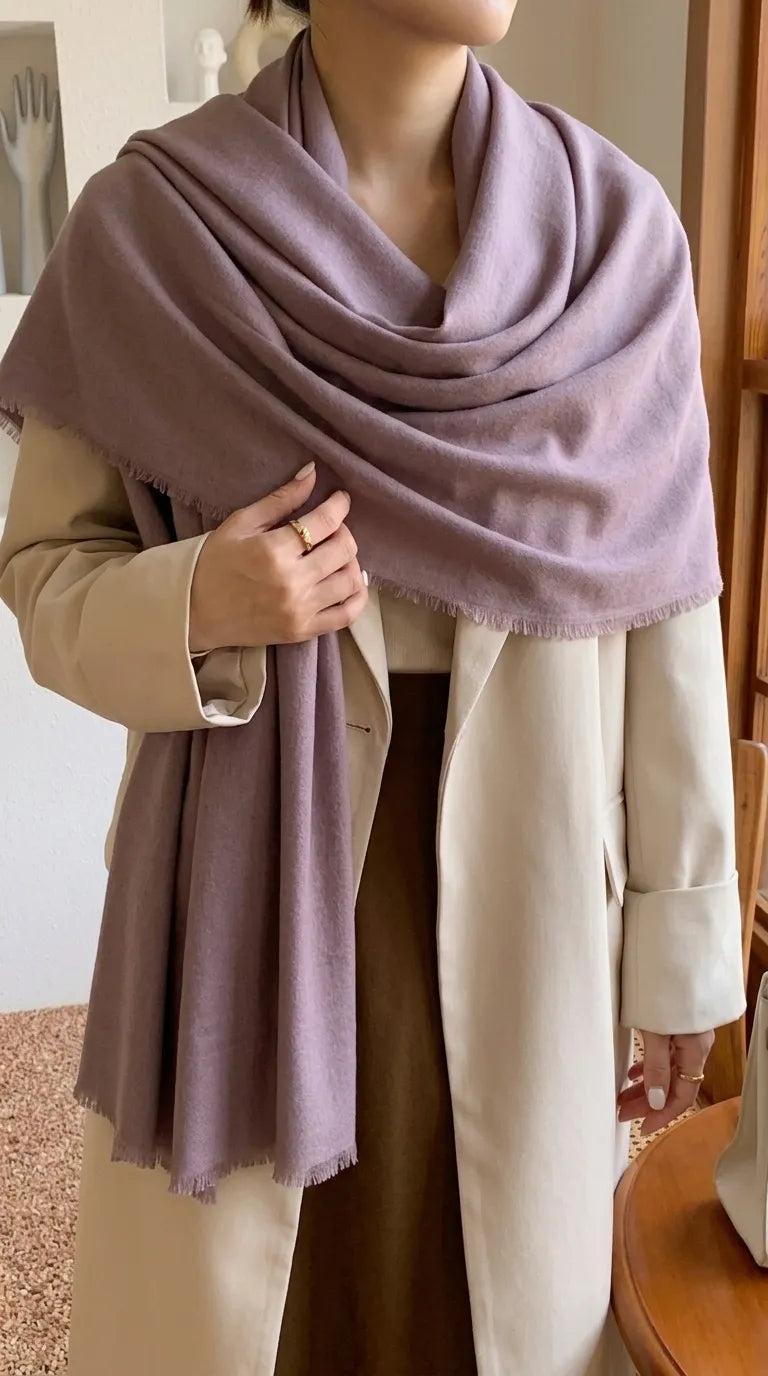 Fawn Winter Acrylic Stole PW675114