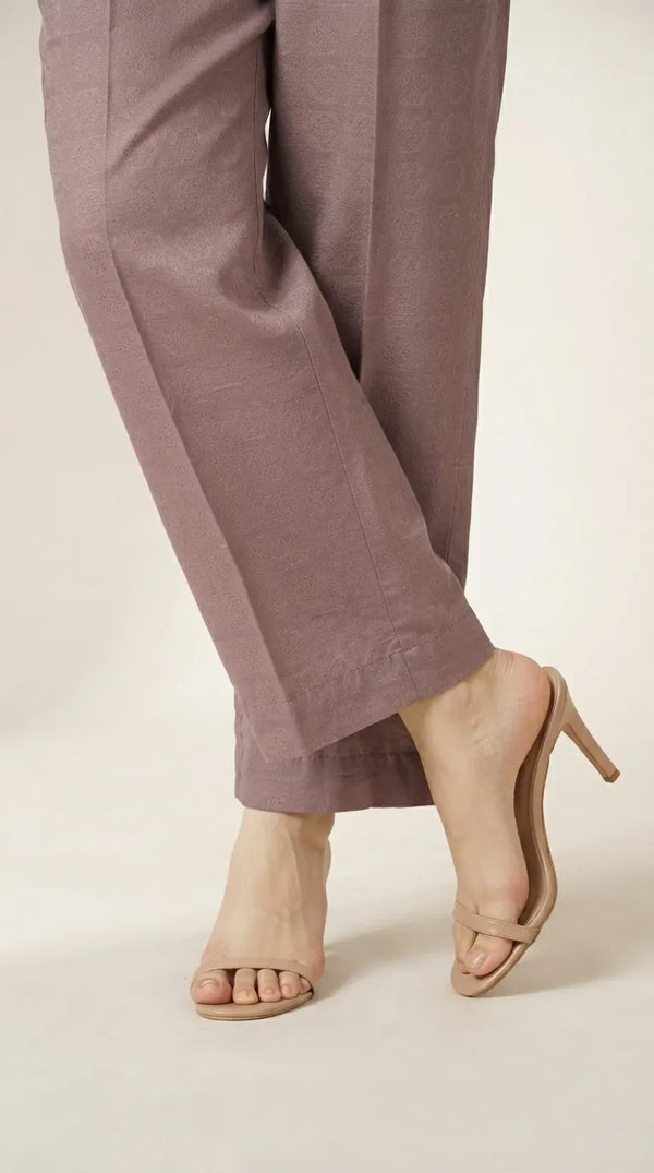 Brown Plain Cambric Trouser Pl601902