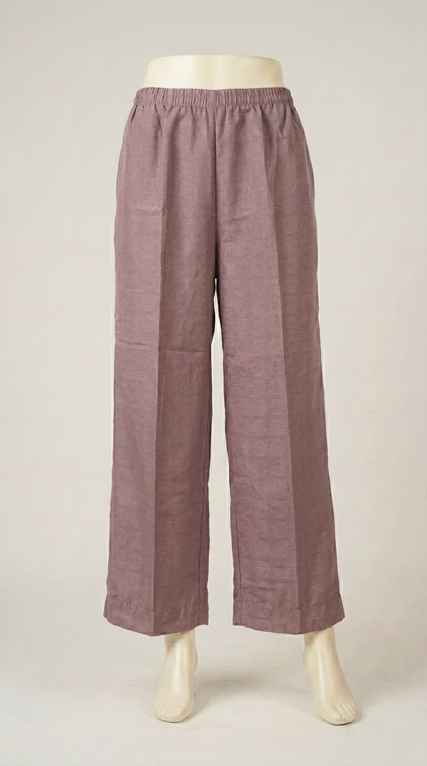 Brown Plain Cambric Trouser Pl601902
