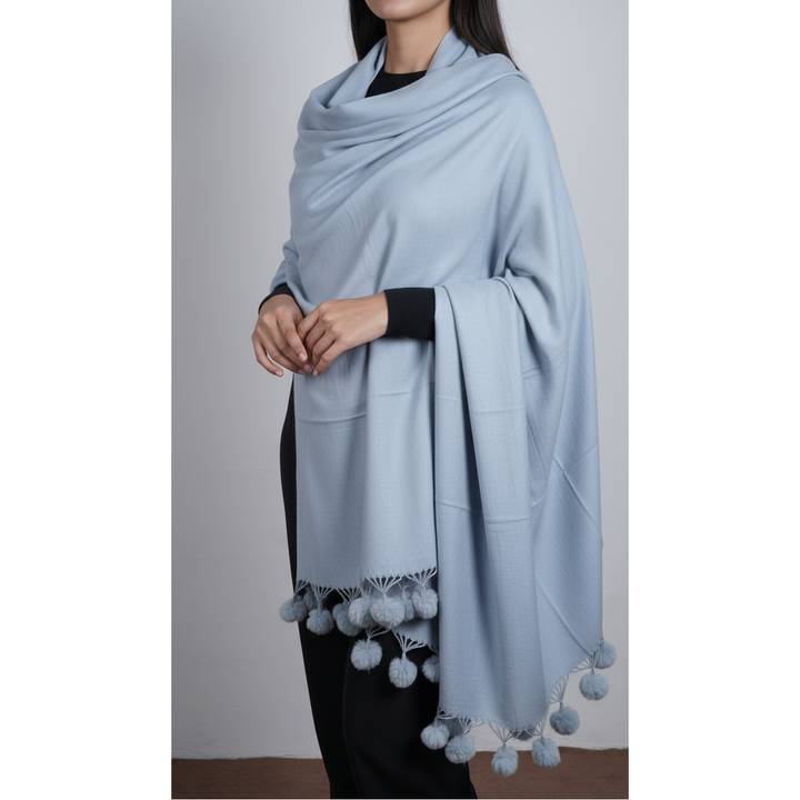 Grey Winter Stole PN5052