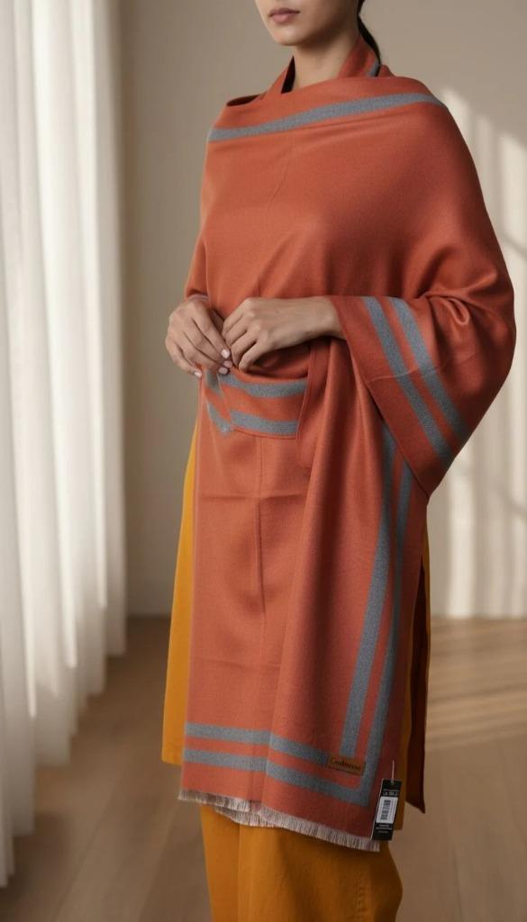 Olive Winter Stole PN5136