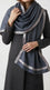 Grey Winter Acrylic Stole PW613507