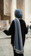 Grey Winter Acrylic Stole PW613507
