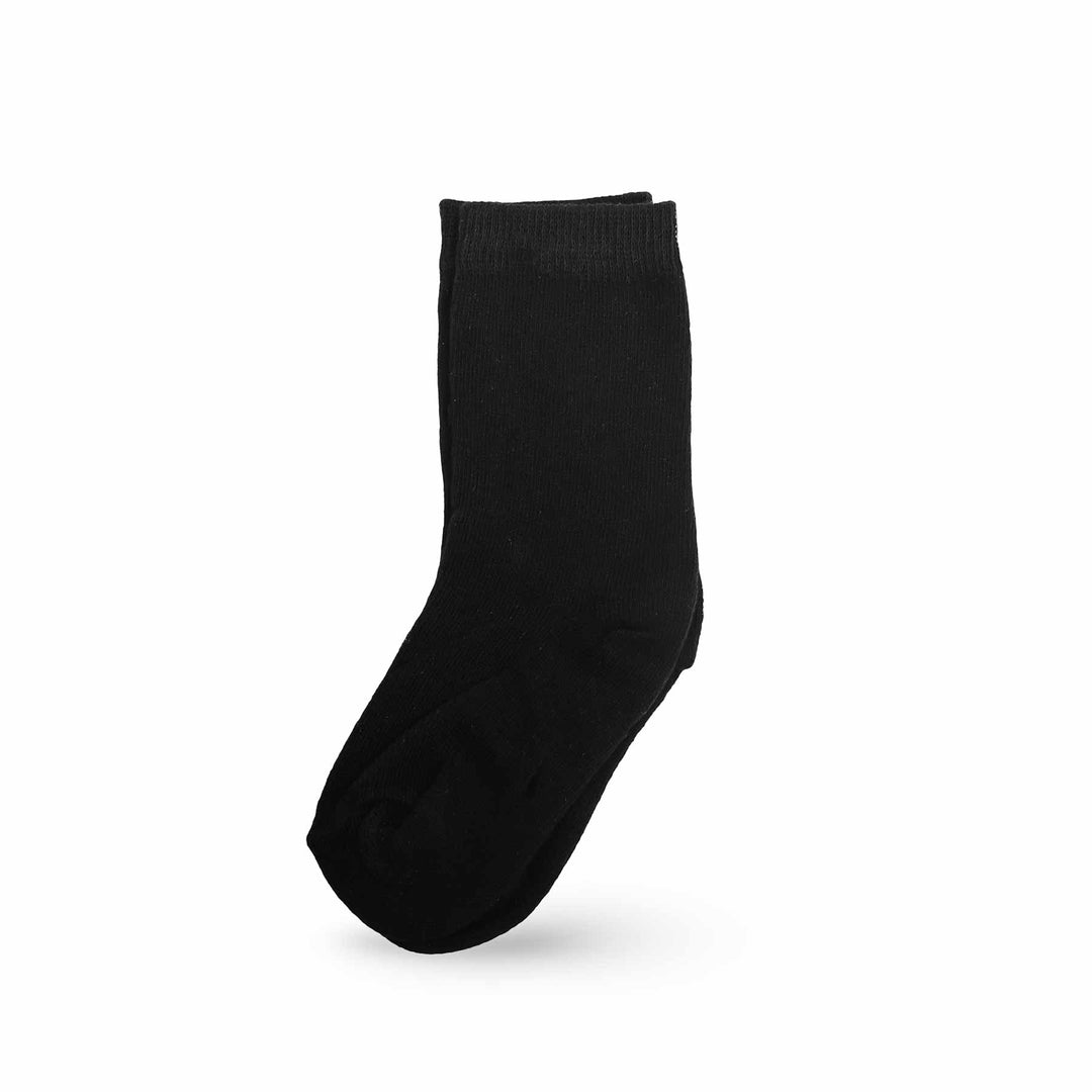 Kids Black Long Socks S01704