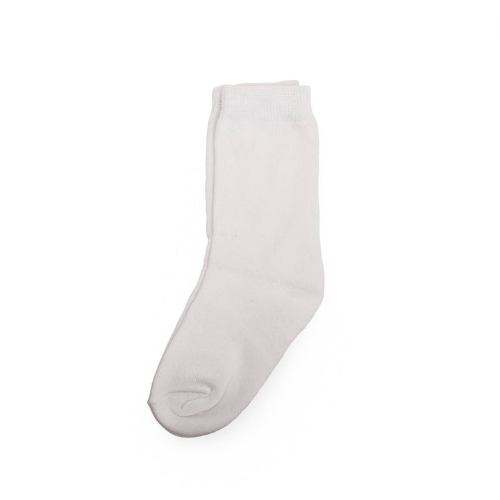 Kids White Long Socks S01704