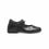 Girls Black Velcro Strap School Shoes SK0063