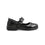 Girls Black Velcro Strap School Shoes SK0078