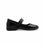 Girls Black Velcro School Shoes SK0079