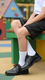 Boys Black Black Lace Up School Shoes SK0082