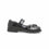 Girls Black Velcro Strap School Shoes SK0084