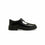 Girls Black Velcro Strap School Shoes SK0091