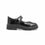 Girls Black Velcro Strap School Shoes SK0092