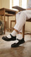 Girls Black Velcro Strap School Shoes SK0105