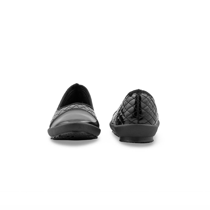 Girls Black School Pumps SK0127