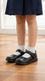 Girls Black Velcro Strap School Shoes SK0137