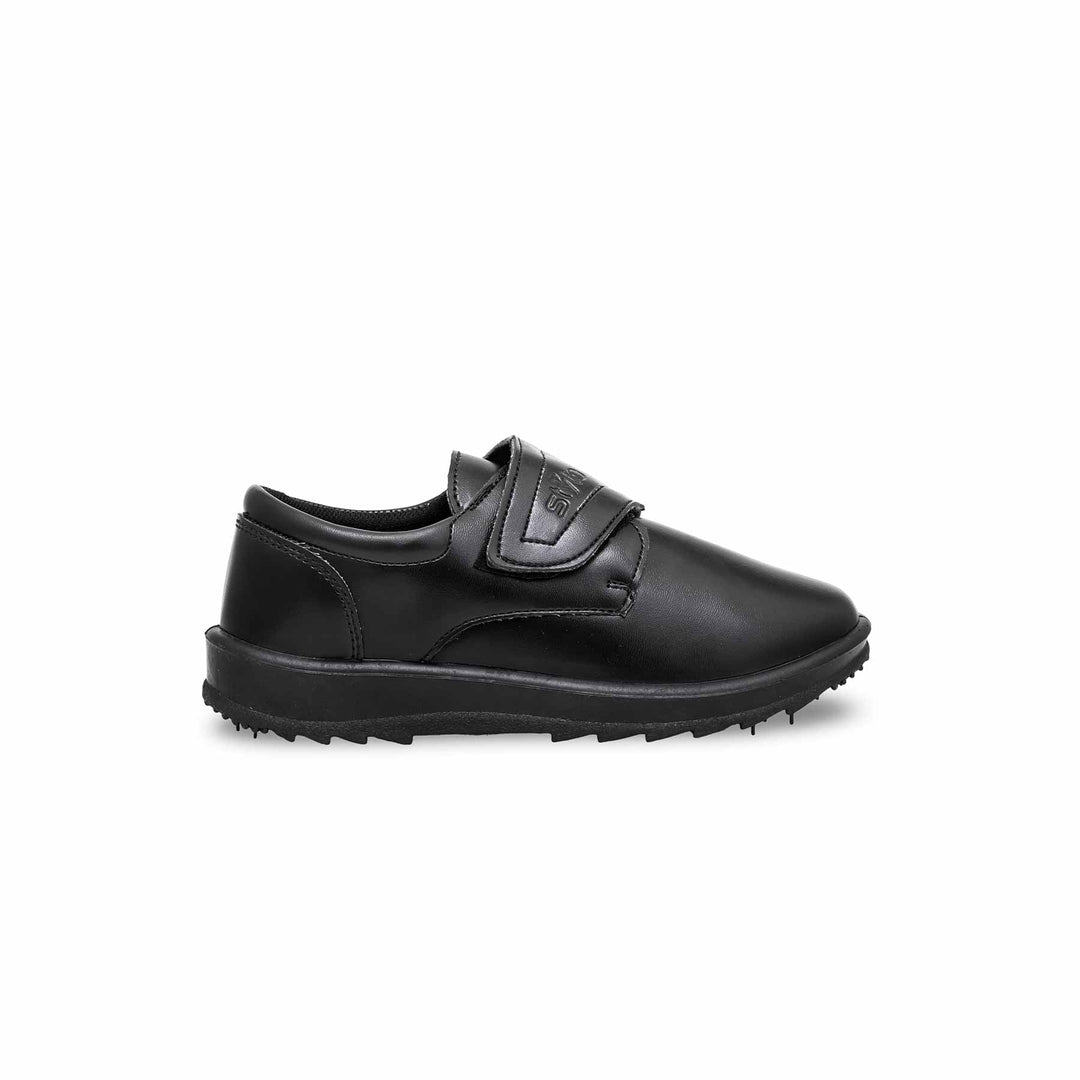 Boys Black School Shoes  SK1062