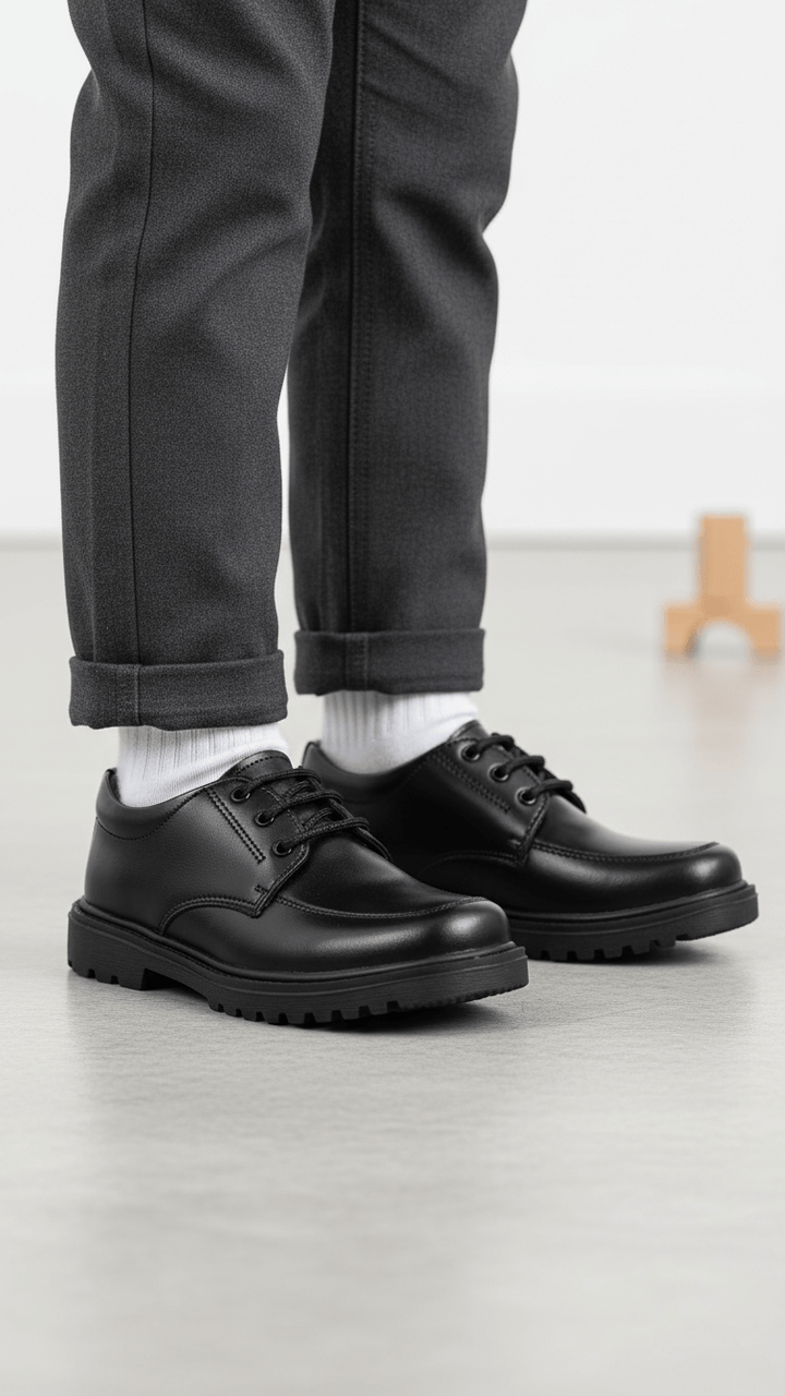 Boys Lace Up School Shoes SK1065