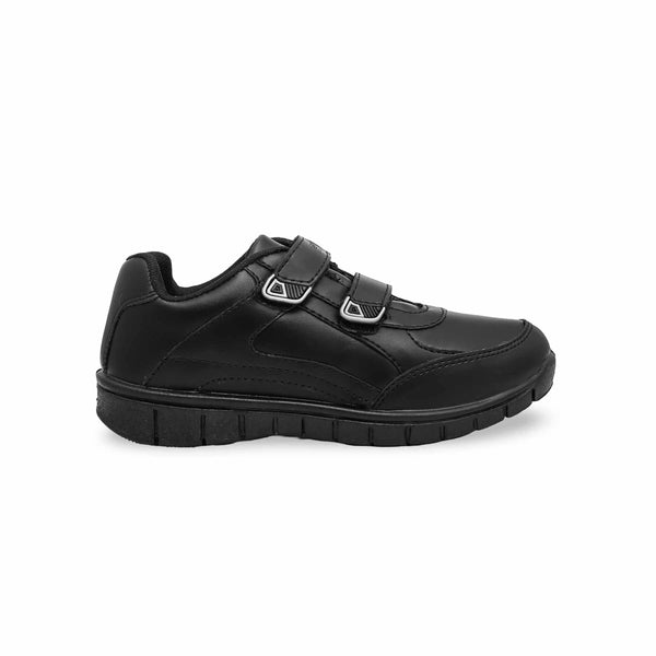 Boys Black Velcro Sports School Shoes SK1071