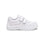 Boys White Velcro School Trainers SK1073
