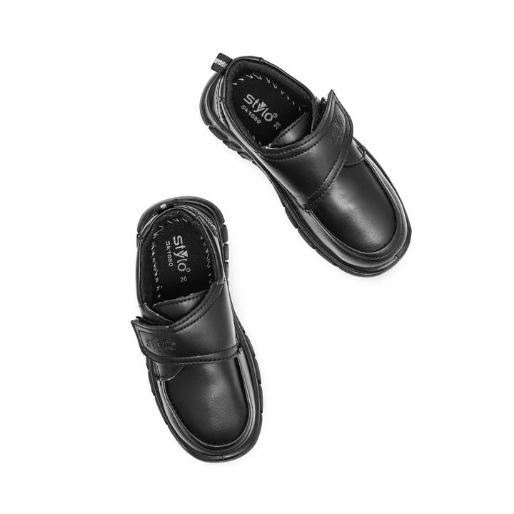 Boys Black School Shoes SK1080