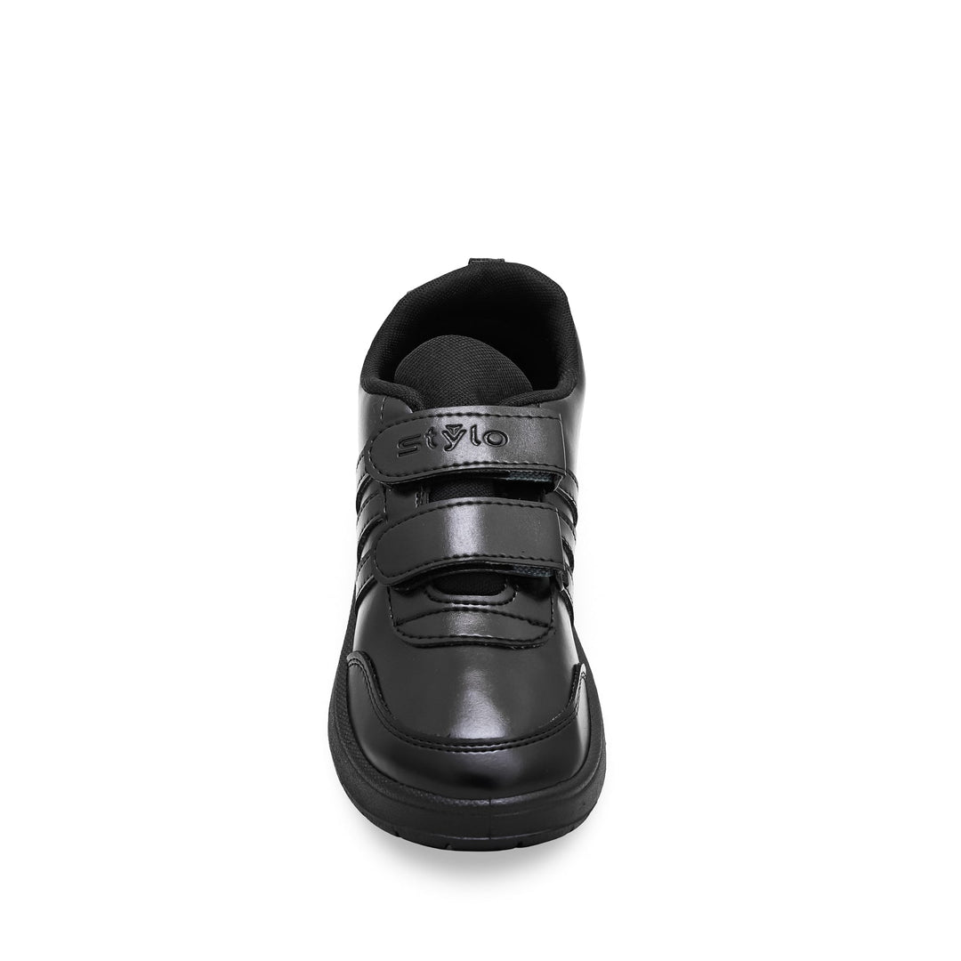 Boys Black School Shoes SK1082