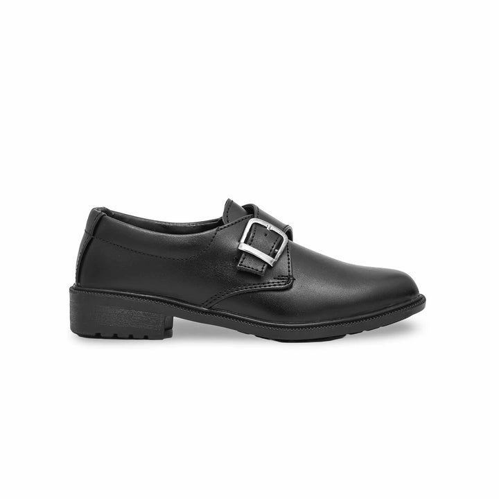 Boys Black School Shoes SK1089