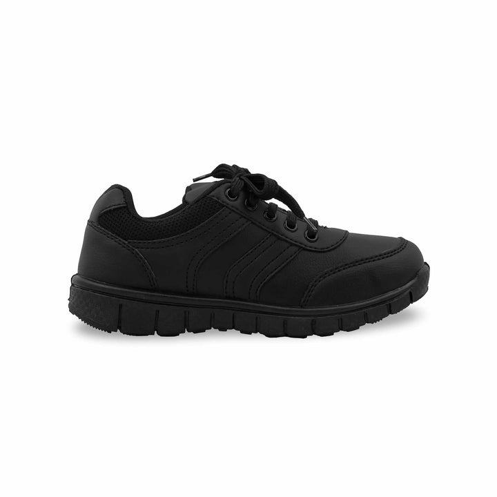 Boys Black Sports School Shoes SK1096