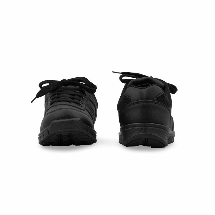 Boys Black Sports School Shoes SK1096