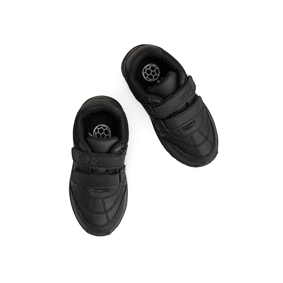Boys Black Sports School Shoes SK1097