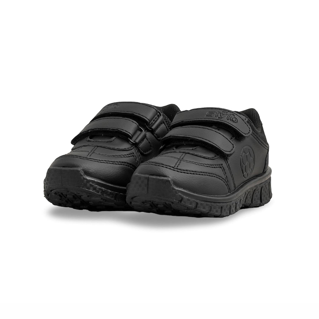 Boys Black Sports School Shoes SK1097