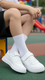 Boys White Sports School Shoes SK1099
