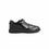 Boys Black Velcro Strap School Shoes SK1099