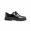 Boys Black Lace Up School Shoes  SK1106