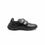 Boys Black Dual Strap Schools Shoes SK1107