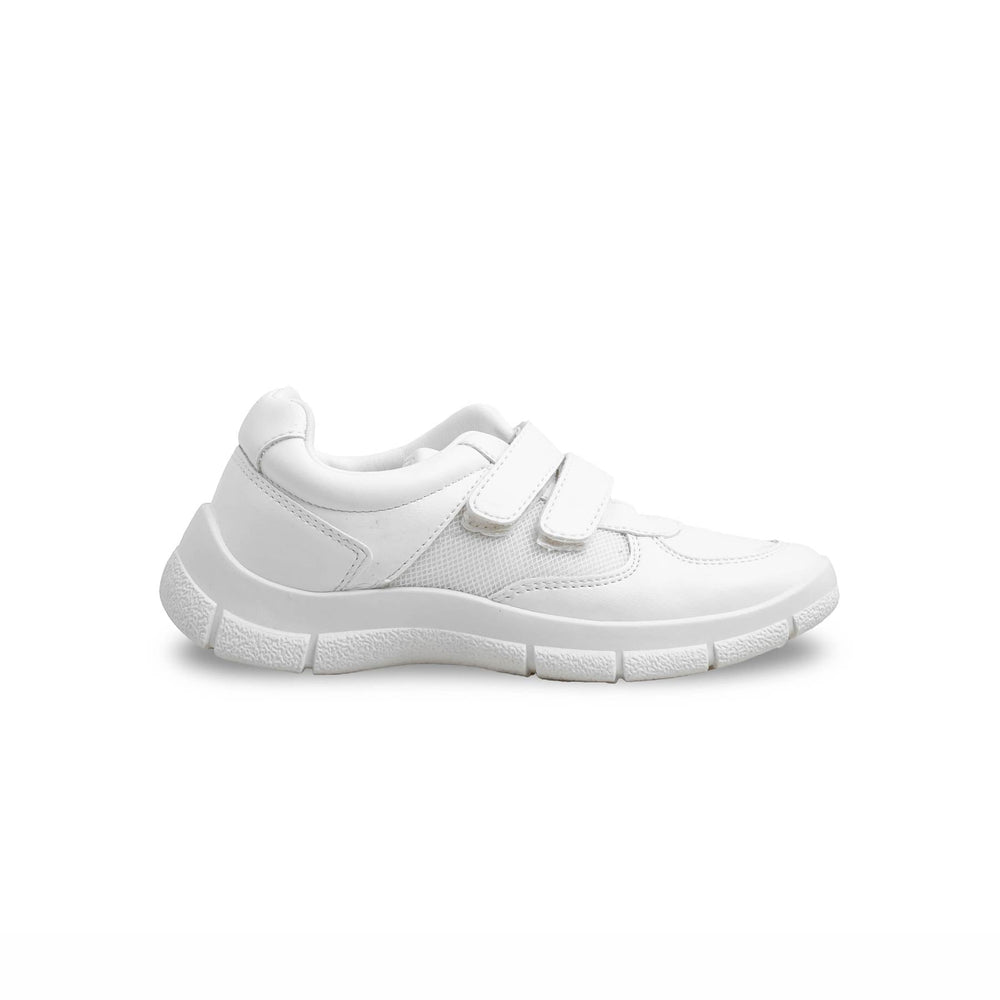 Boys White Sports School Shoes SK1108