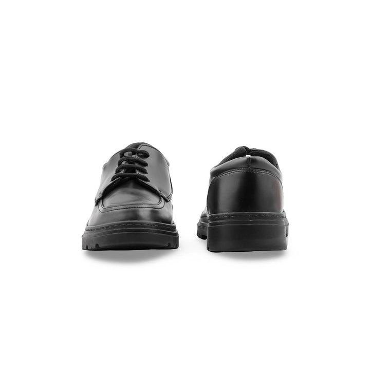 Boys Black School Shoes SK1116