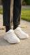 Boys White Sports School Shoes SK1123