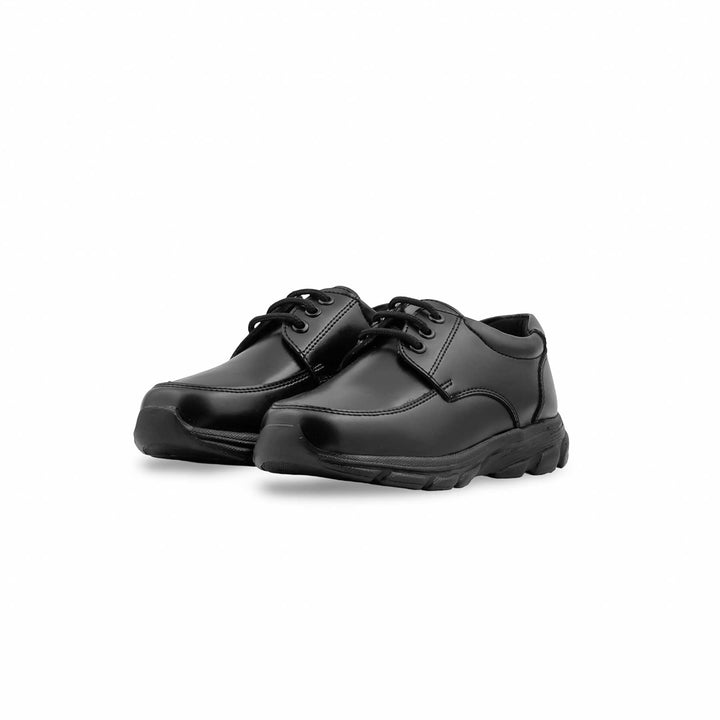 Boys Black Lace Up School Shoes SK1125