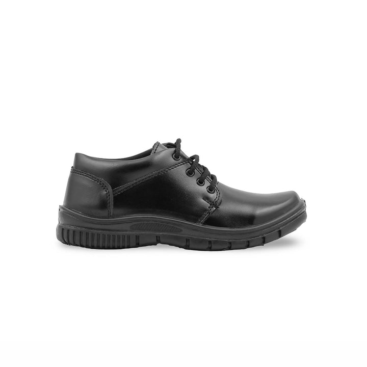 Boys Black Lace Up School Shoes SK1188