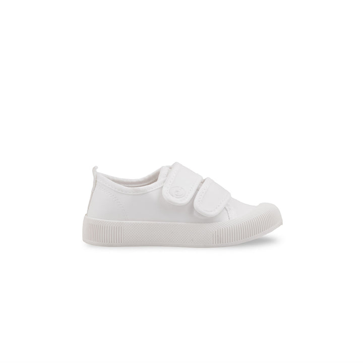 Boys White Sports School Shoes SK1201