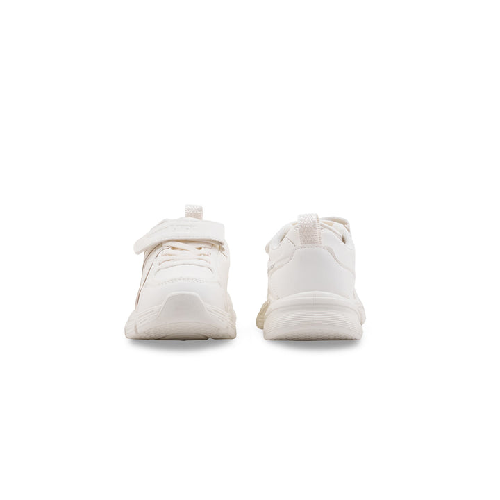 Boys White Sports School Shoes SK1203