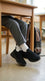 Boys Black Sports School Shoes SK1214