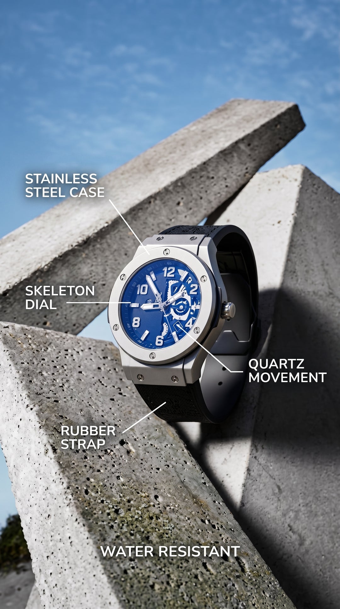 Watch For Men with Free Box T3070516
