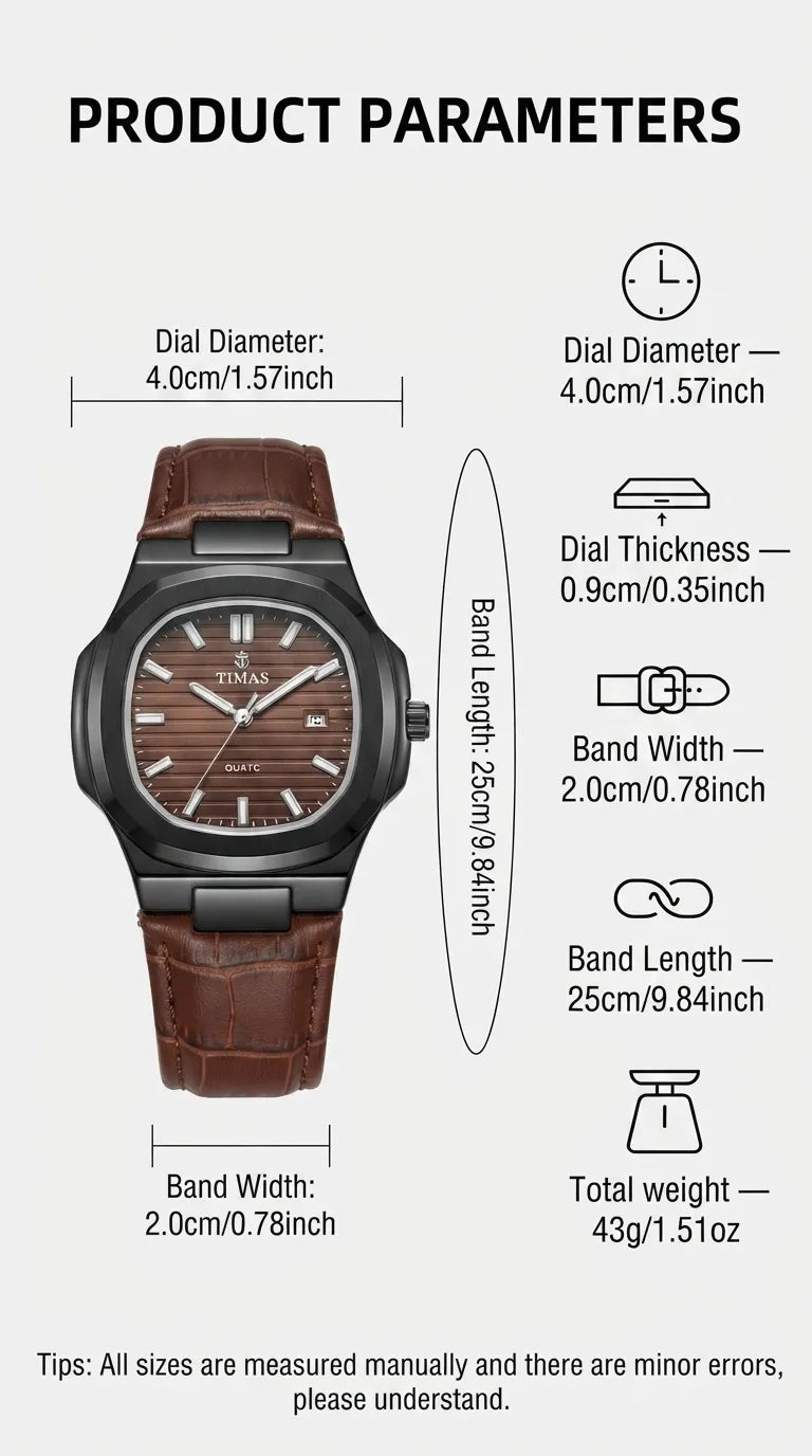 Watch For Men with Free Box T3070602