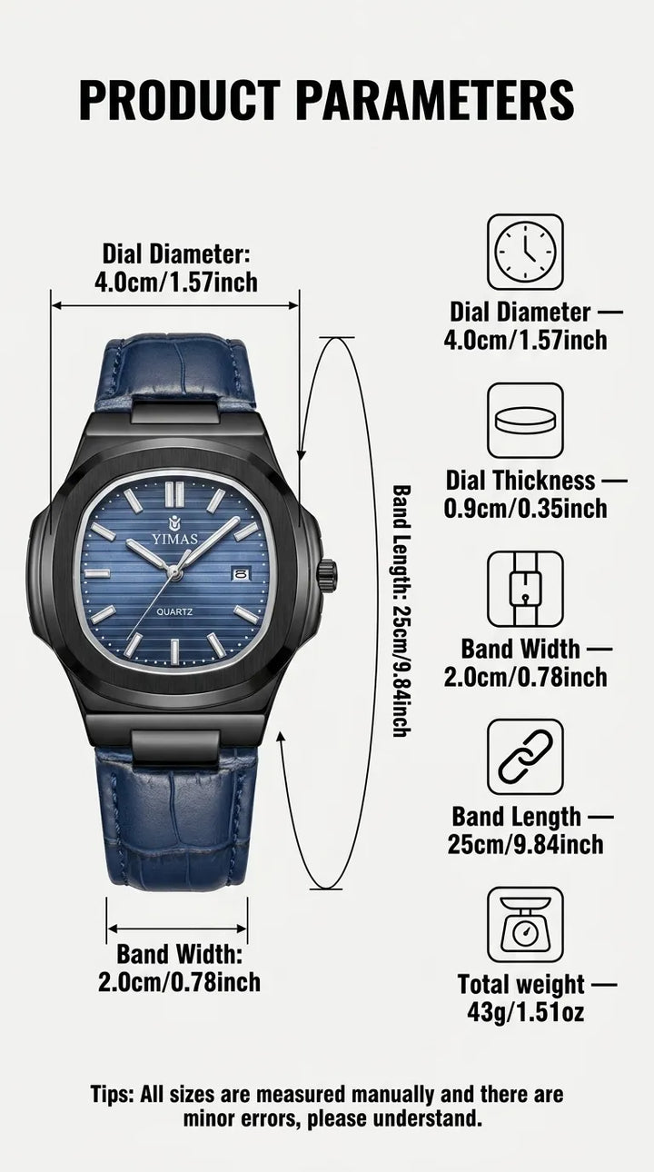 Watch For Men with Free Box T3070612