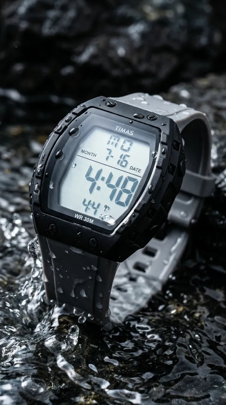 Waterproof Sports Watch for Men with Free Box T3071007