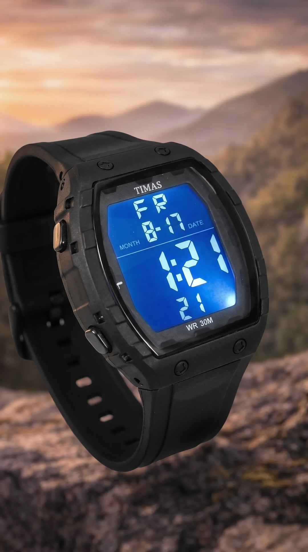 Waterproof Sports Watch for Men with Free Box T3071101